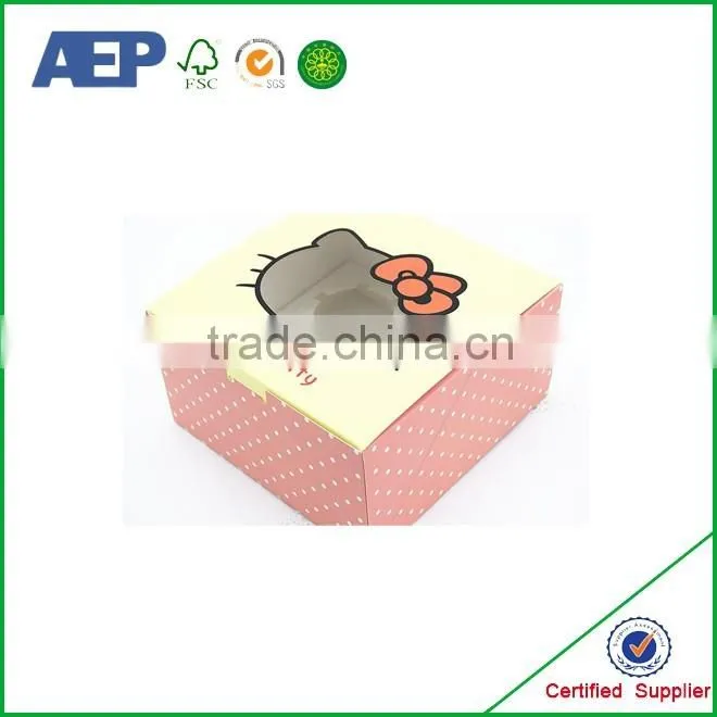 High quality Printed Square custom clothing box