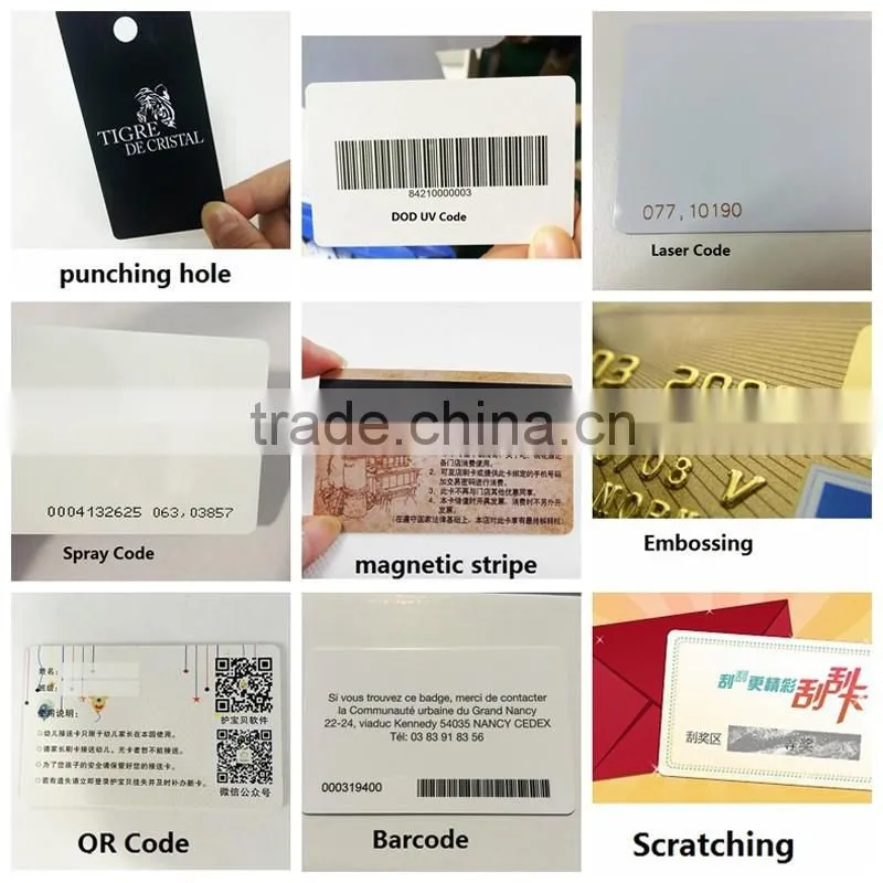 Professional ISO 14443A long distance PVC vehicle identification entrance RFID card for access control