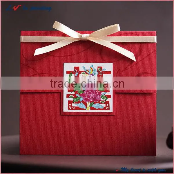 custom joyful china made love wedding card wholesale