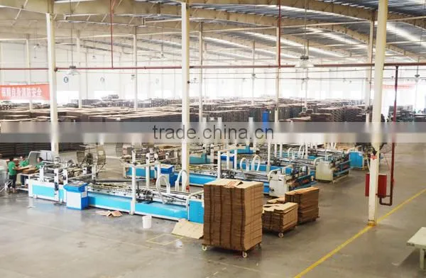 Automatic folder gluer machine for corrugated cartons with CE