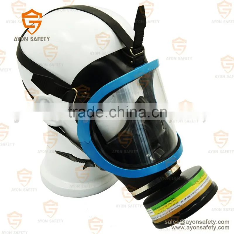 Light weight Full face gas mask with single connector-Ayonsafety