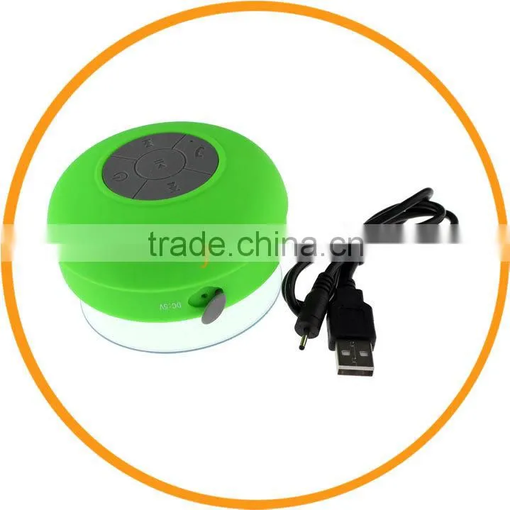 Dailyetech new style BST-06 Waterproof Bluetooth wireless speaker with suction cup
