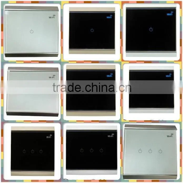 Smart home automation wifi control light touch switch