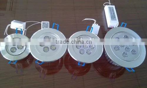 12W LED Ceiling Down Light CE Epistar Chip 110-240V White Warm White