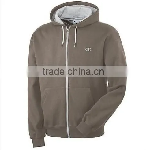 Mens Hoodie Full Zipper Cotton Blend Fleece Hoodies New With Tags