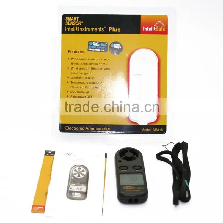 Digital Air Flow Meter handheld Wind Speed Meter Portable Air Velocity Meter Digital Anemometer