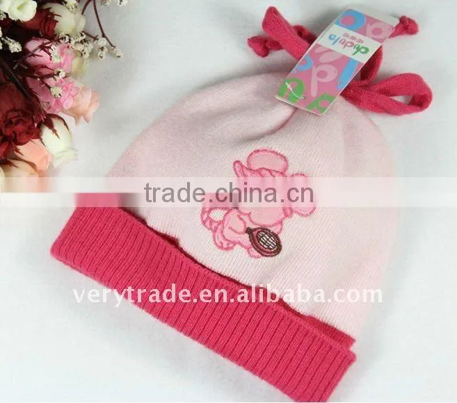 children's knitted earflap hat