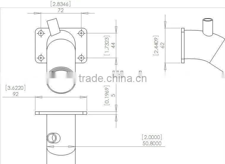 Universal Stainless Steel Manifold Base Plate