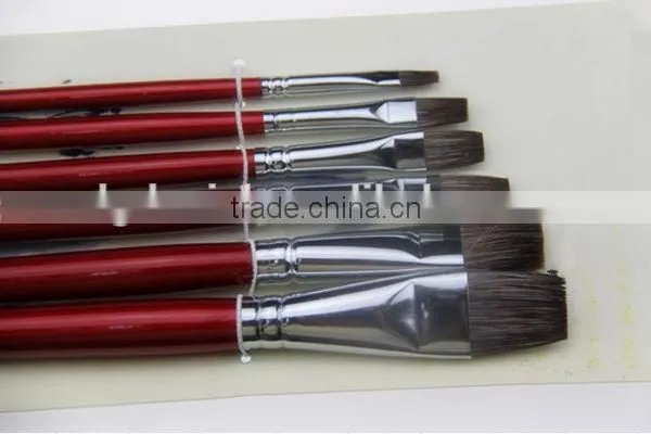 Best seller! 6pcs Artist brush,Paint brush,Artist painting brush,Wooden brush for painting
