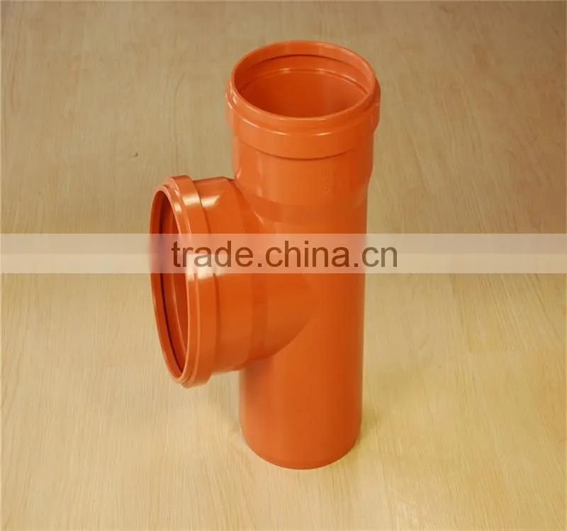 Plastic Pipe Fitting Mould PVC Tee Mould