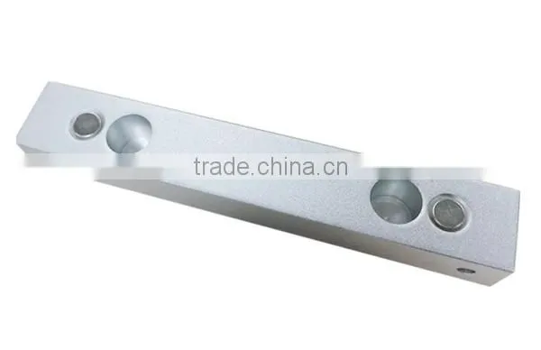 Fail safe zinc alloy glass lock with time delay function