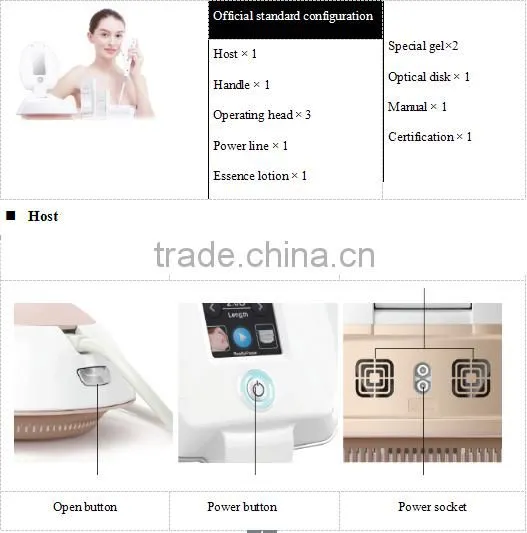 Newest Portable with CE hign focus ultrasound hifu machine / ultrasound hifu for wrinkle removal / hifu face lift for sale