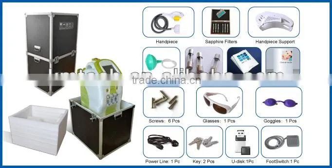 High-end e light ipl rf system /e-light (ipl+rf) beauty equipment
