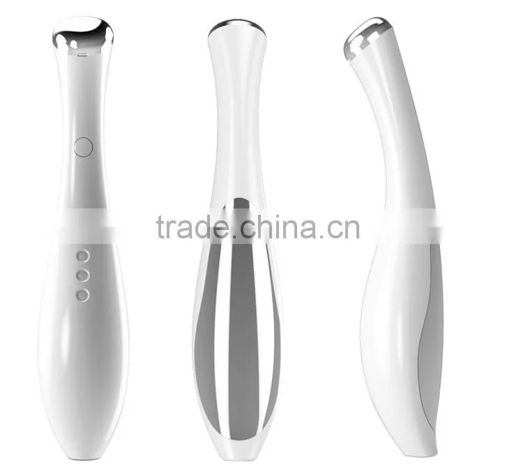 Handheld ion beauty stimulator for skin rejuvenation,wrinkle remover