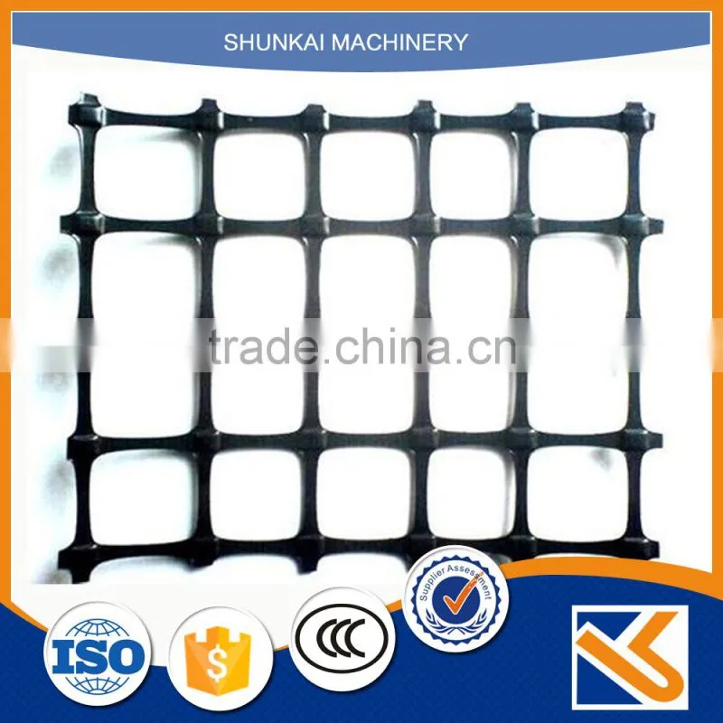 China supplier fiberglass Biaxial geogrid for pavements CE certificate