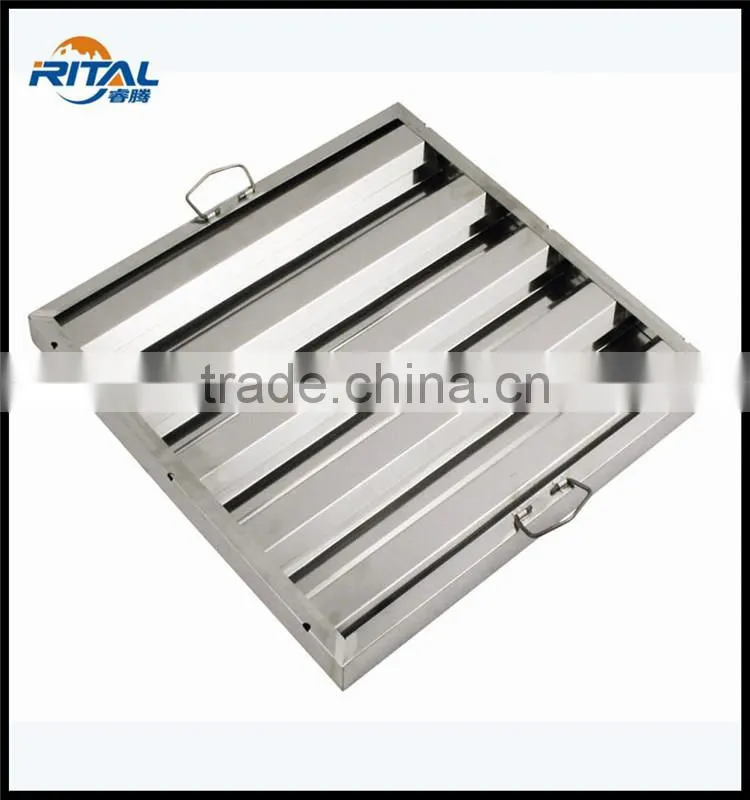 Factory supply high quality stainless steel baffle filters for kitchen range hood