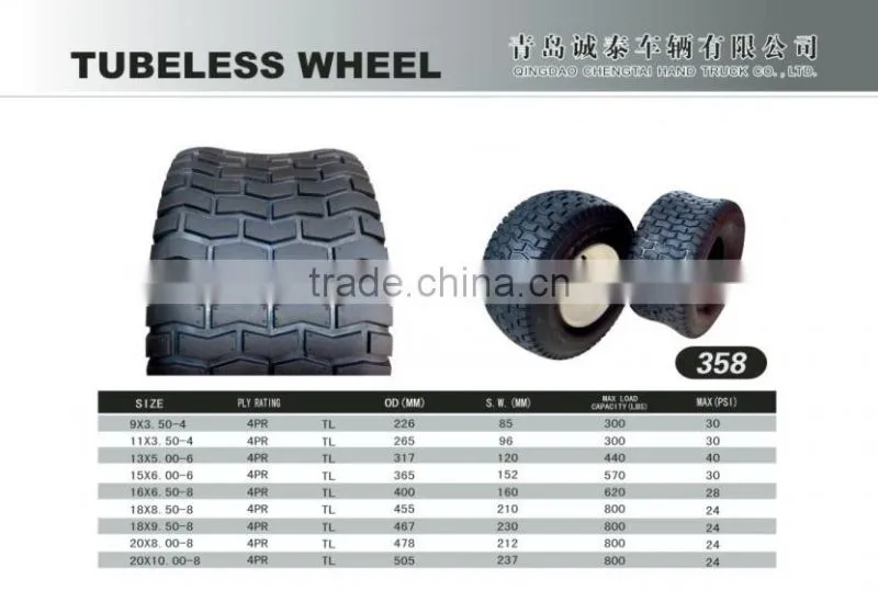 UNIVERSAL 15-INCH FRONT LAWN TRACTOR WHEEL