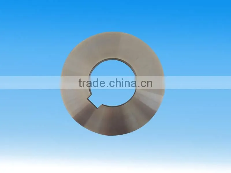 Rotary shear steel disc blades