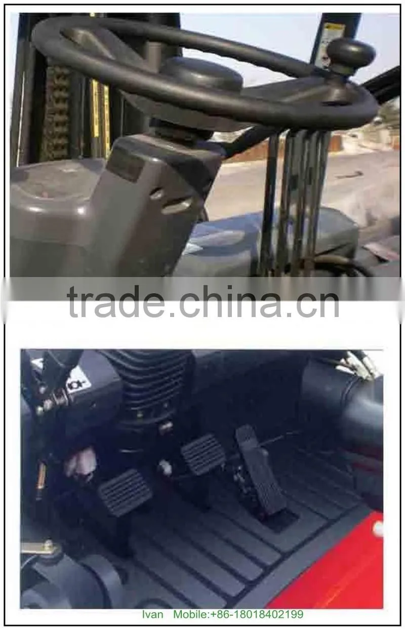2.5 ton electric forklift truck CE approved with battery AC motor