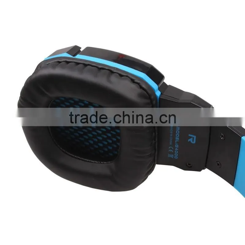 New High Fidelity Noise-Cancelling Gaming Headset Gaming Headphone with Microphone blue