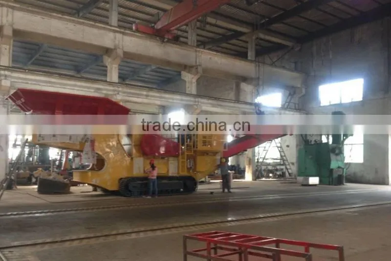 Full hydraulic rock drill mounted on excavator AH140