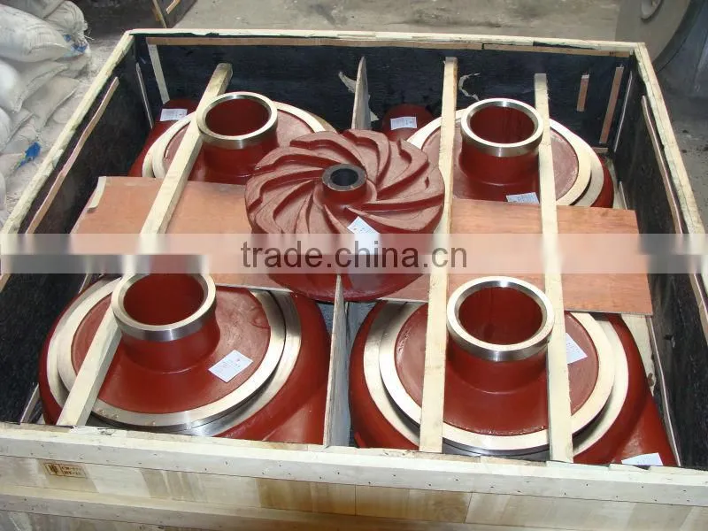 closed impeller sludge pump volute case and throatbush supplier