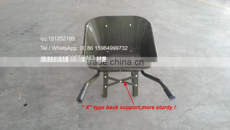 Hot Sale Concrete Wheel Barrow Building Tools with Solid wheel WB6400