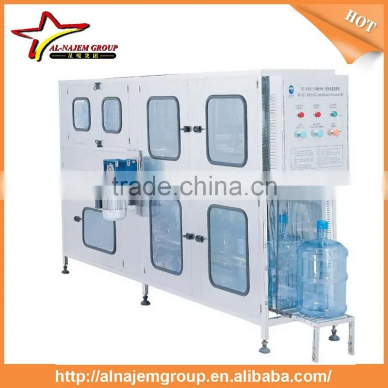 900 BPH 5 Gallon Washer bottle inside /Filler water/Capper with full-automatic empty loading system
