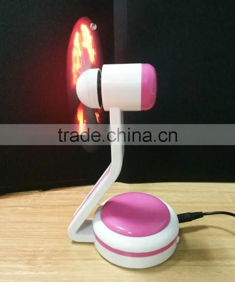 LED message usb fan promotional led usb fan customized words usb fan programmable led usb fan