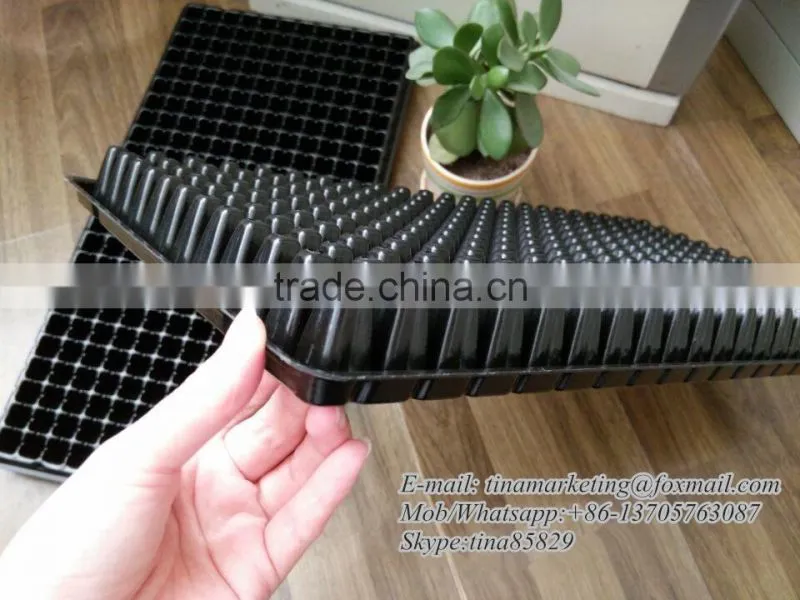 288 Cell Polystyrene Reusable Plastic Seedling Germination Tray, Plant Nursery Seed Cell Plug Tray Cheap Price