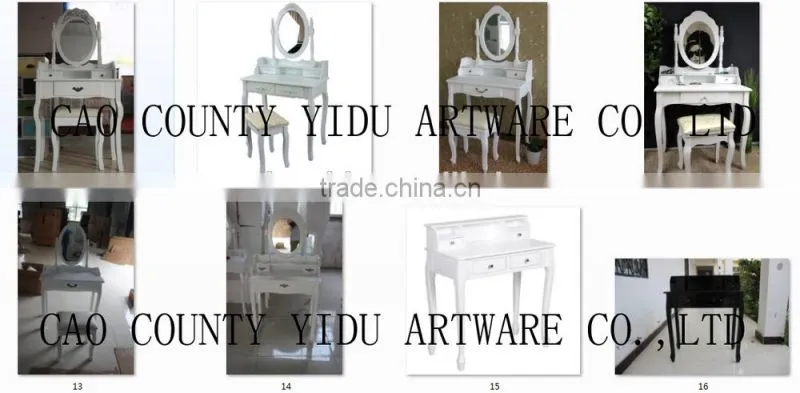 K/D wood dressing table sets / bedroom dressing table with mirror