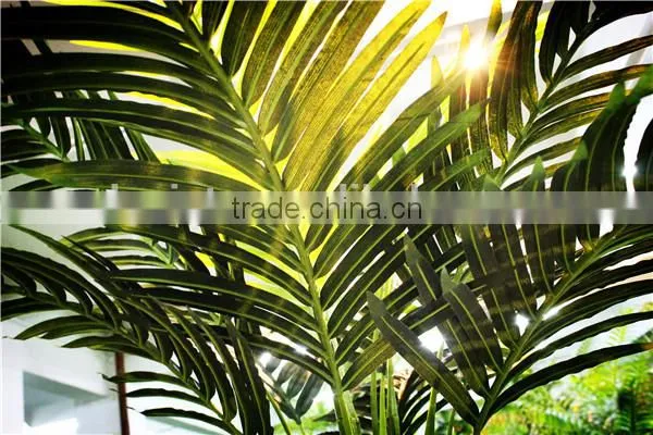 Artificial mini plastic palm trees 02F00300007 7ft tall single trunk 12 pcs of leaves areca-nuttree of Este