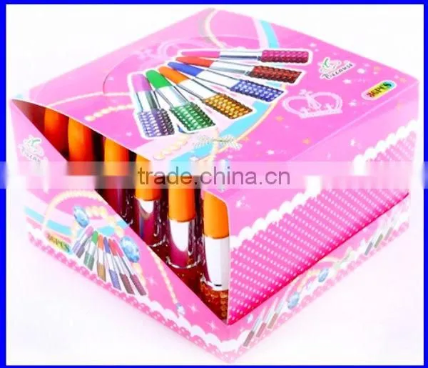 Gift Stationery lipstick point pen with diamond