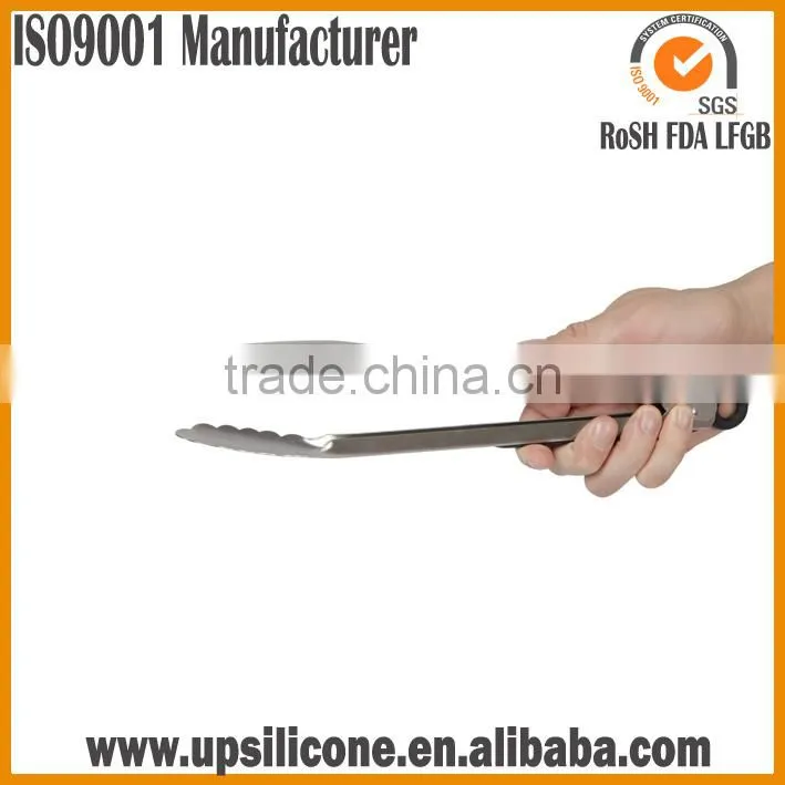 food clip/ice tongs/serving tongs with durable stainless steel handle
