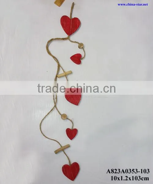 wood hanging bird decoration for easter