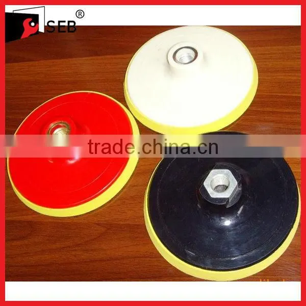Platinum Grade hook and loop Rubber Backing Pad