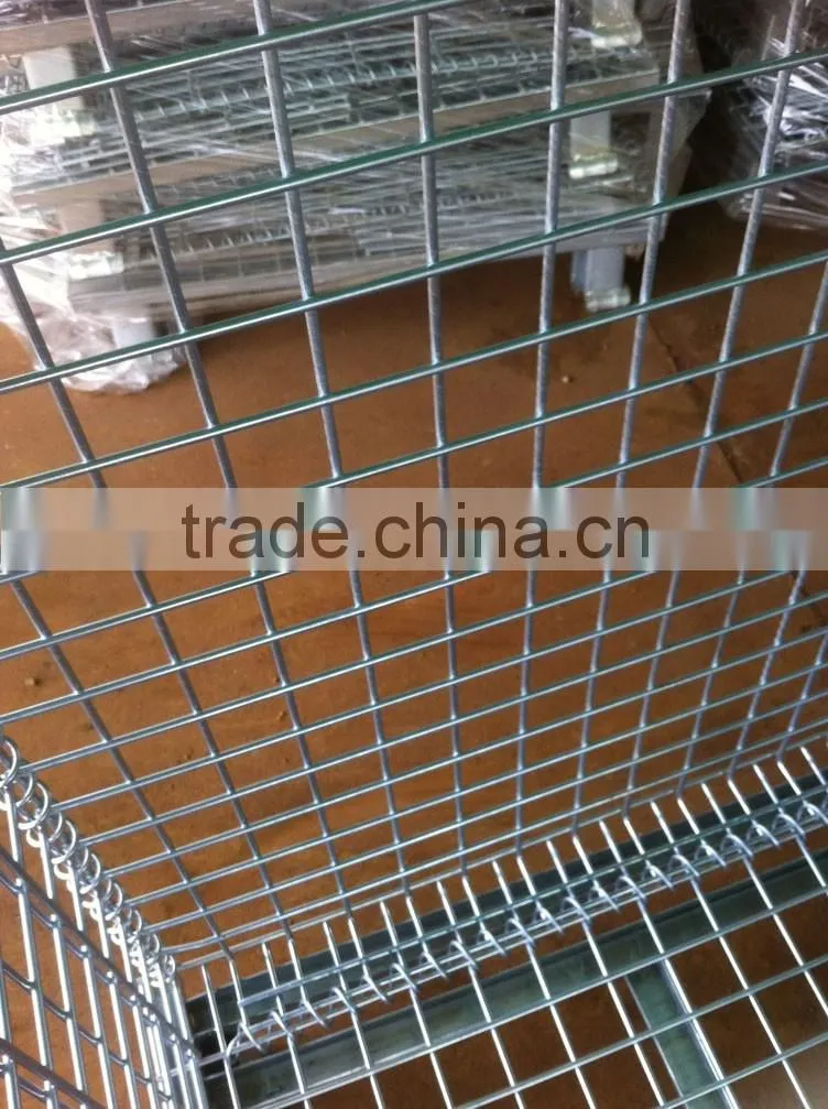 Steel Stacking Folding Warehouse Cages/Storage Cages