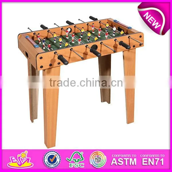 2016 New design hand play kids wooden football table W11A031