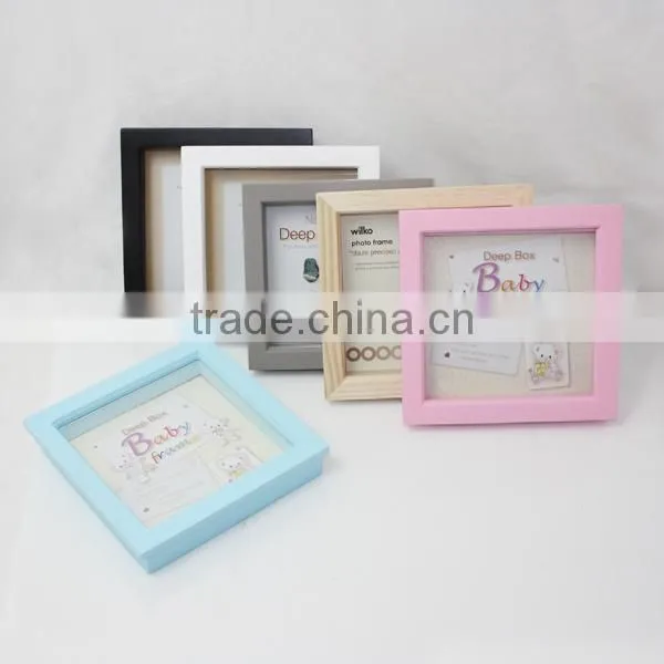 2016 hot sale baby wooden photo frame digital, most popular wooden photo frame digital W09A019