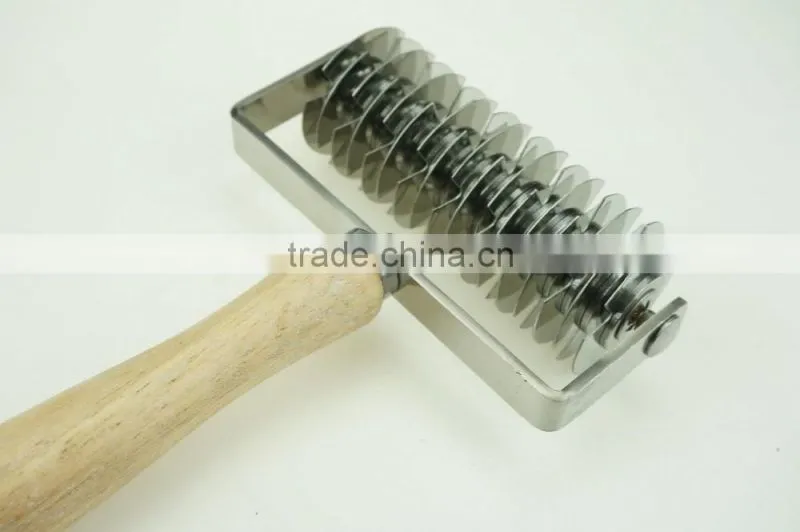 42082 Dough Bread Cookies Pie Cake Lattice Pastry Cutter Roller Kitchen Tool Craft New