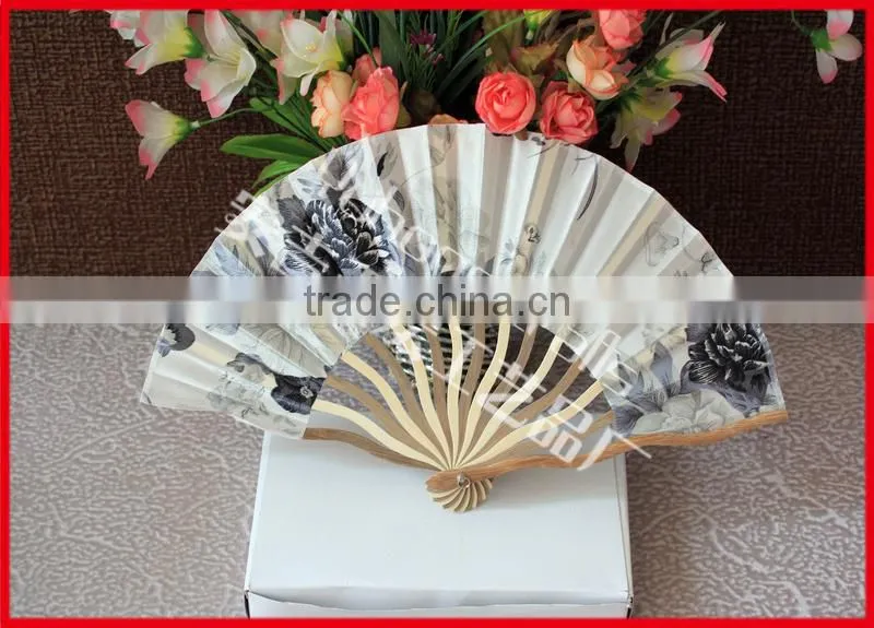 Dragon shape design bamoo cloth fan