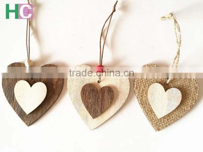 Custom shape wooden christmas hanging crafts