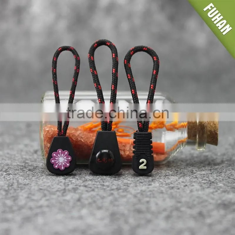 Creative Design Custom Plastic Zipper Pullers with Logo,Personalized Zipper Puller Manufacturer