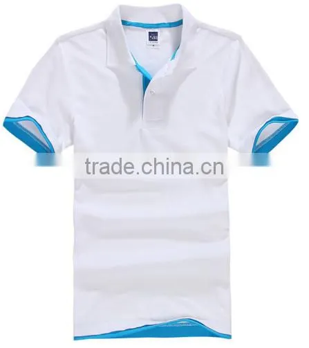 New 2016 Men Cotton Short Sleeve Sports Jerseys Polo Shirt