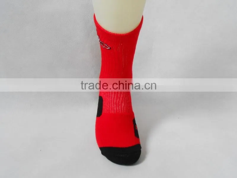 Customs knitted cotton sports elite socks