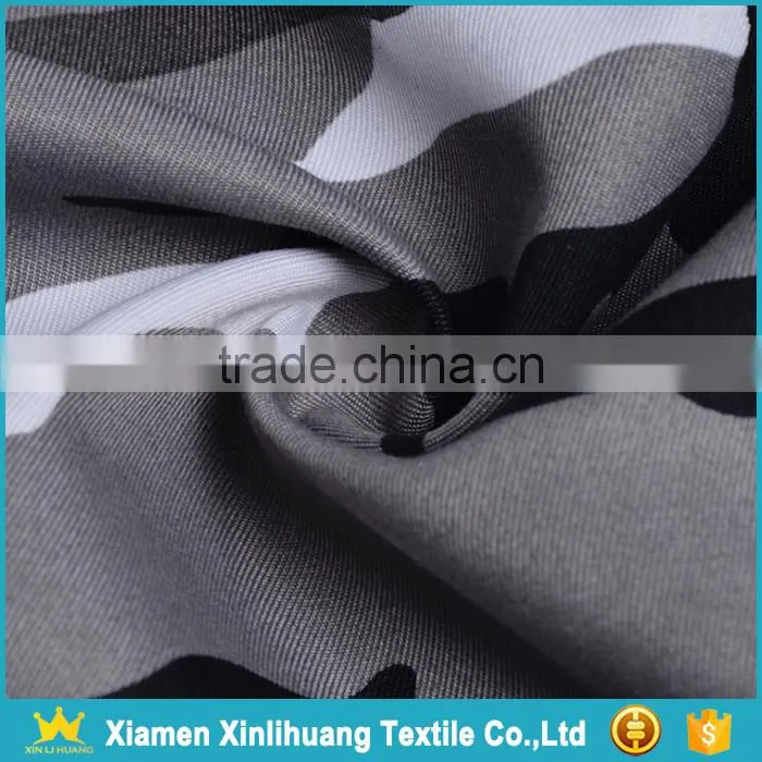 Top Quality Stain Proof 100 Polyester Camo Printed Gabardine Fabric for Workwear
