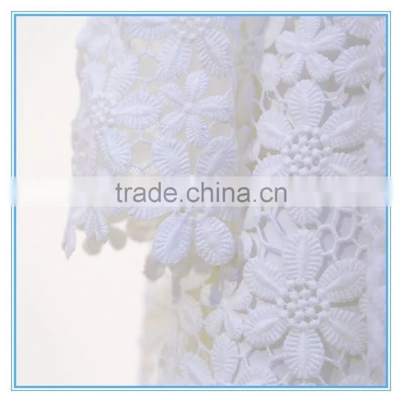Fashion women embroidery lace wedding bridesmaid dress