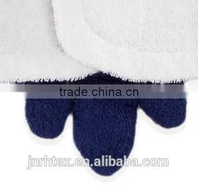 Waddle Penguin Hooded Spa Bathrobe And Custom Fancy Animal Baby Bathrobe