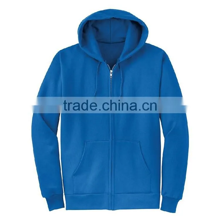 Blank Design Zip-up Fashion Style Wholesale Man Fleece Custom Hoodie Printing