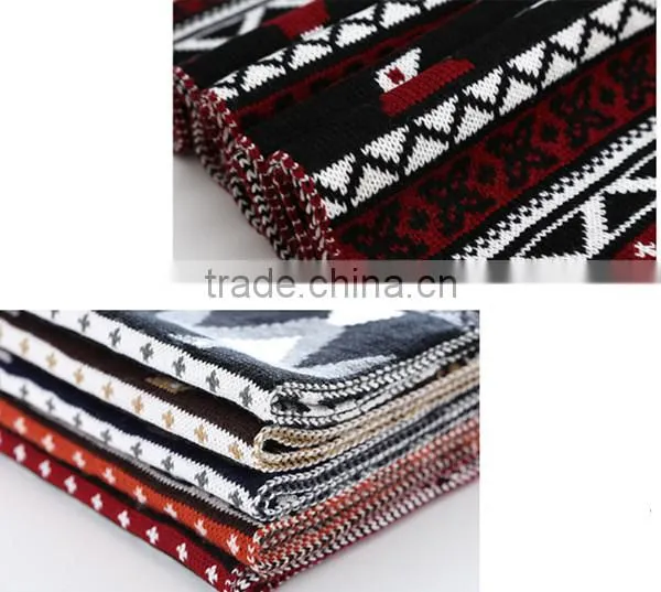 2016 Autumn Winter Scarf Black Thick Men Scarf Fashion Casual Scarf Men Audience Burst Models